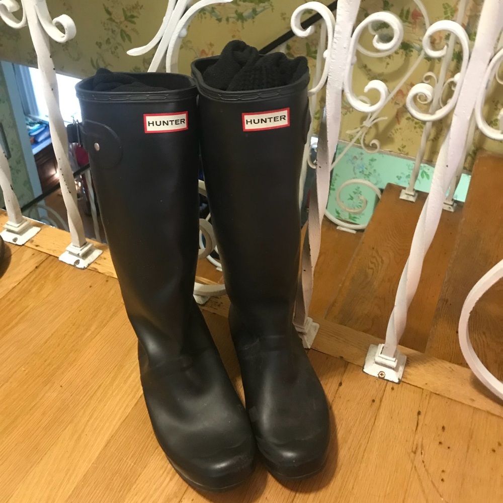 Hunter Boots Classic Tall W10; Like new, Worn only a few times